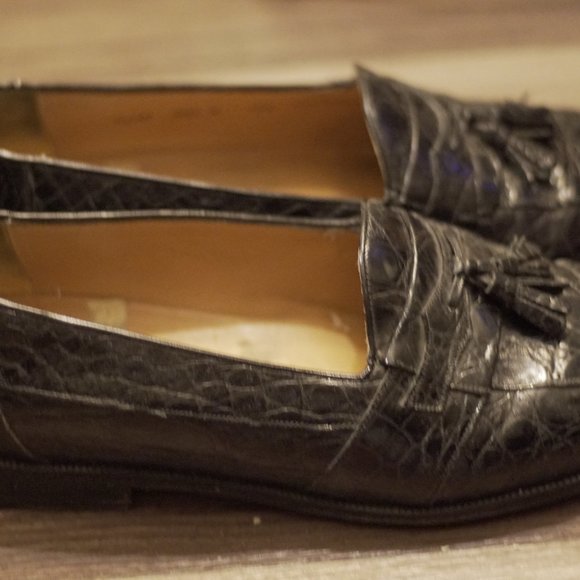 Avventura 10.5 Dark Brown Leather Crocodile Shoes main image 2